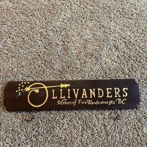 Brown and Gold Decorative Sign